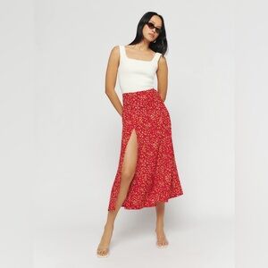 Reformation Zoe Skirt in Baila print
